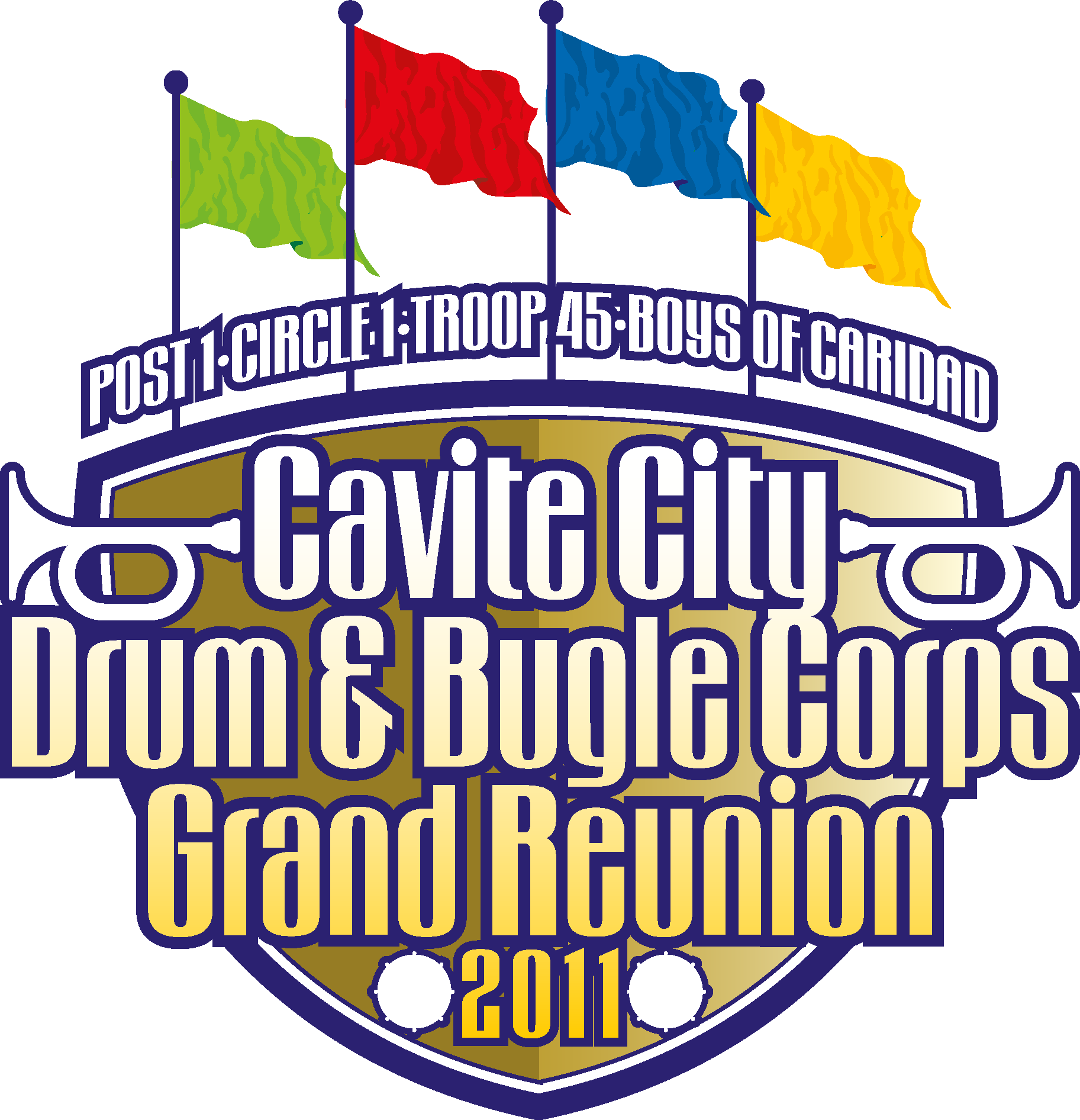Cavite City Drum & Bugle Corps Grand Renion 2011 Logo Vector Logo